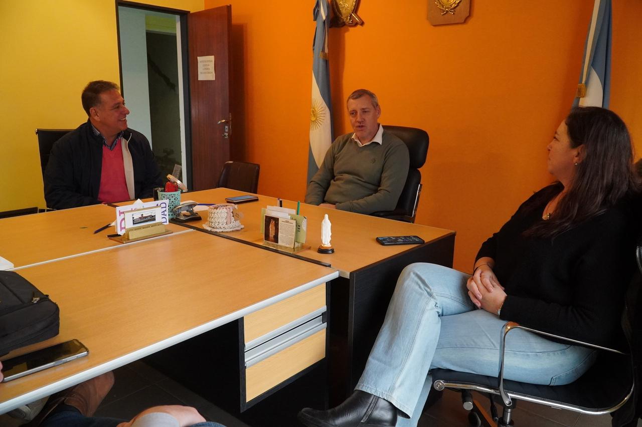 Funcionarios del gabinete provincial visitaron Anchorena