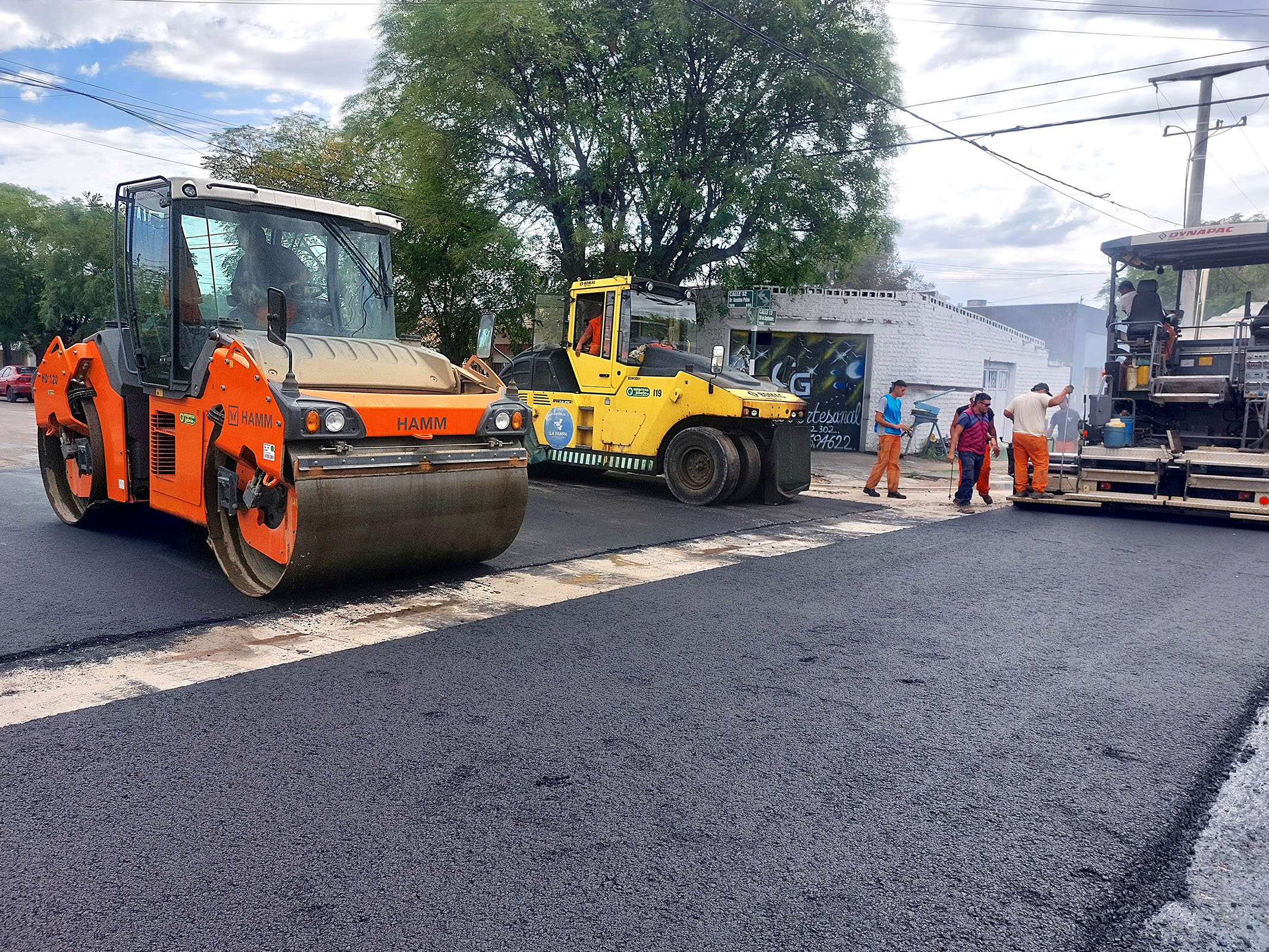Pavimentación urbana:  nueva semana de trabajos en General Pico