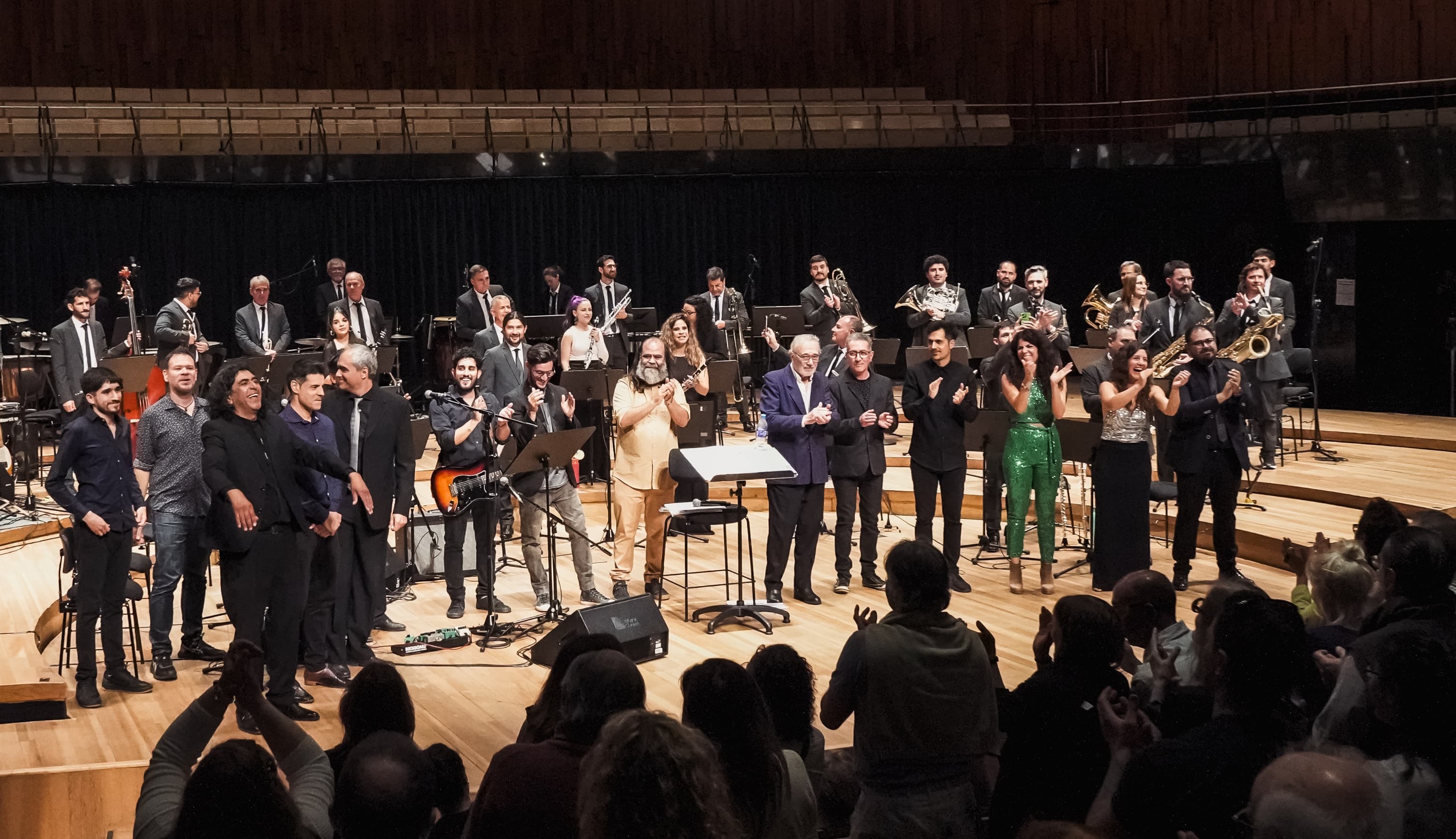 Artistas pampeanos y la Banda Sinfónica brillaron en el CCK   