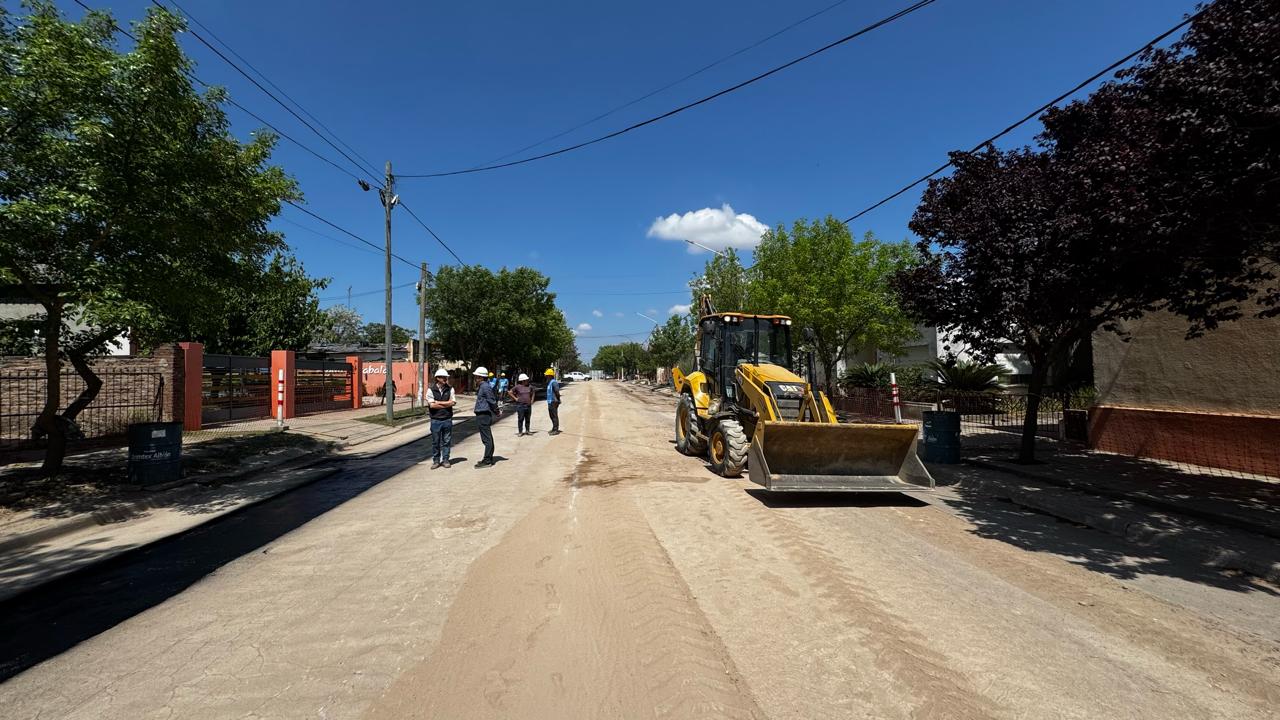 Avanza la red de desagües cloacales y planta de tratamiento de Winifreda