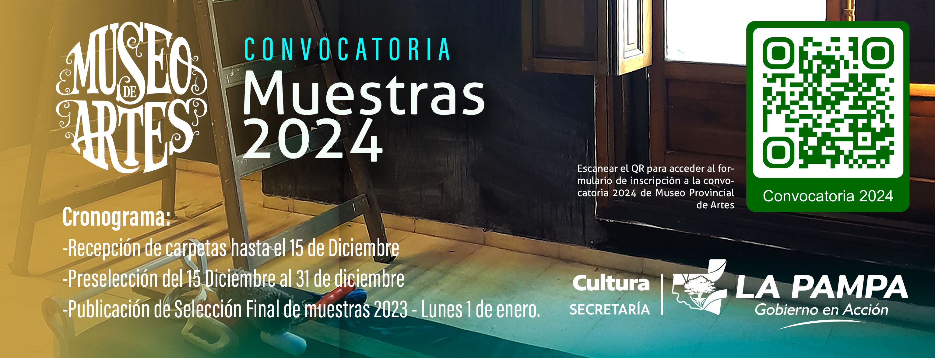 Cultura convocó a presentar Proyectos de Exhibición para el año 2024 