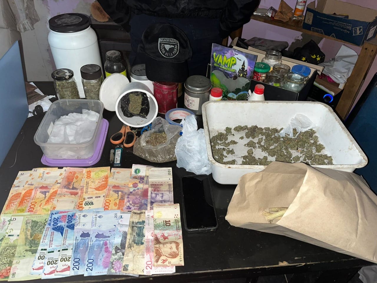Secuestran droga destinada al narcomenudeo en Toay y General Pico 