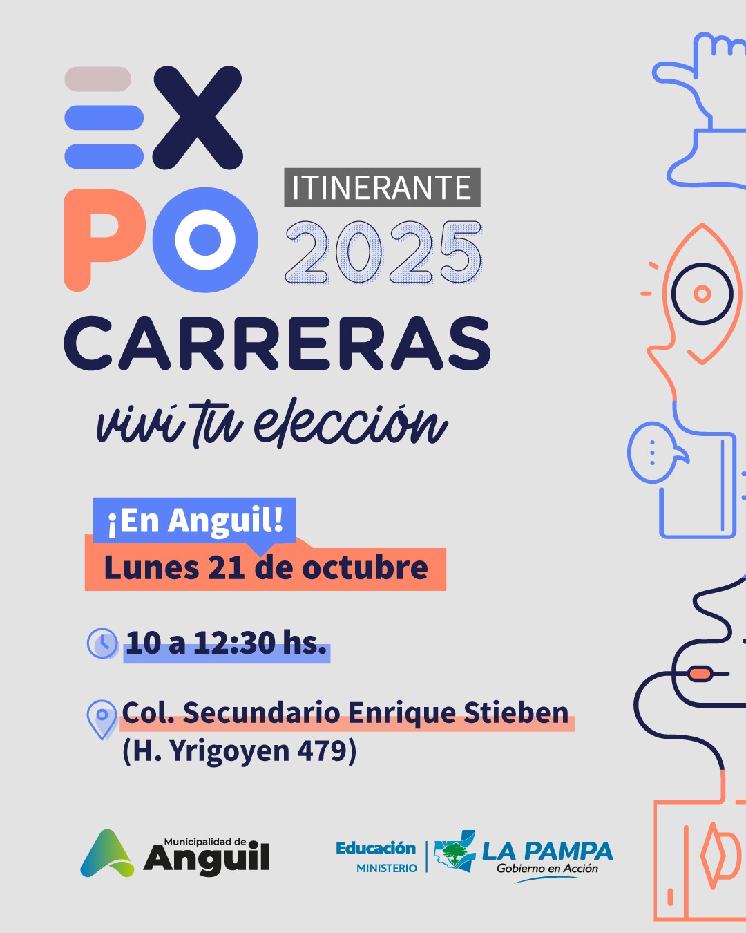 Reprograman fecha de Expo Carreras 2025 en Anguil