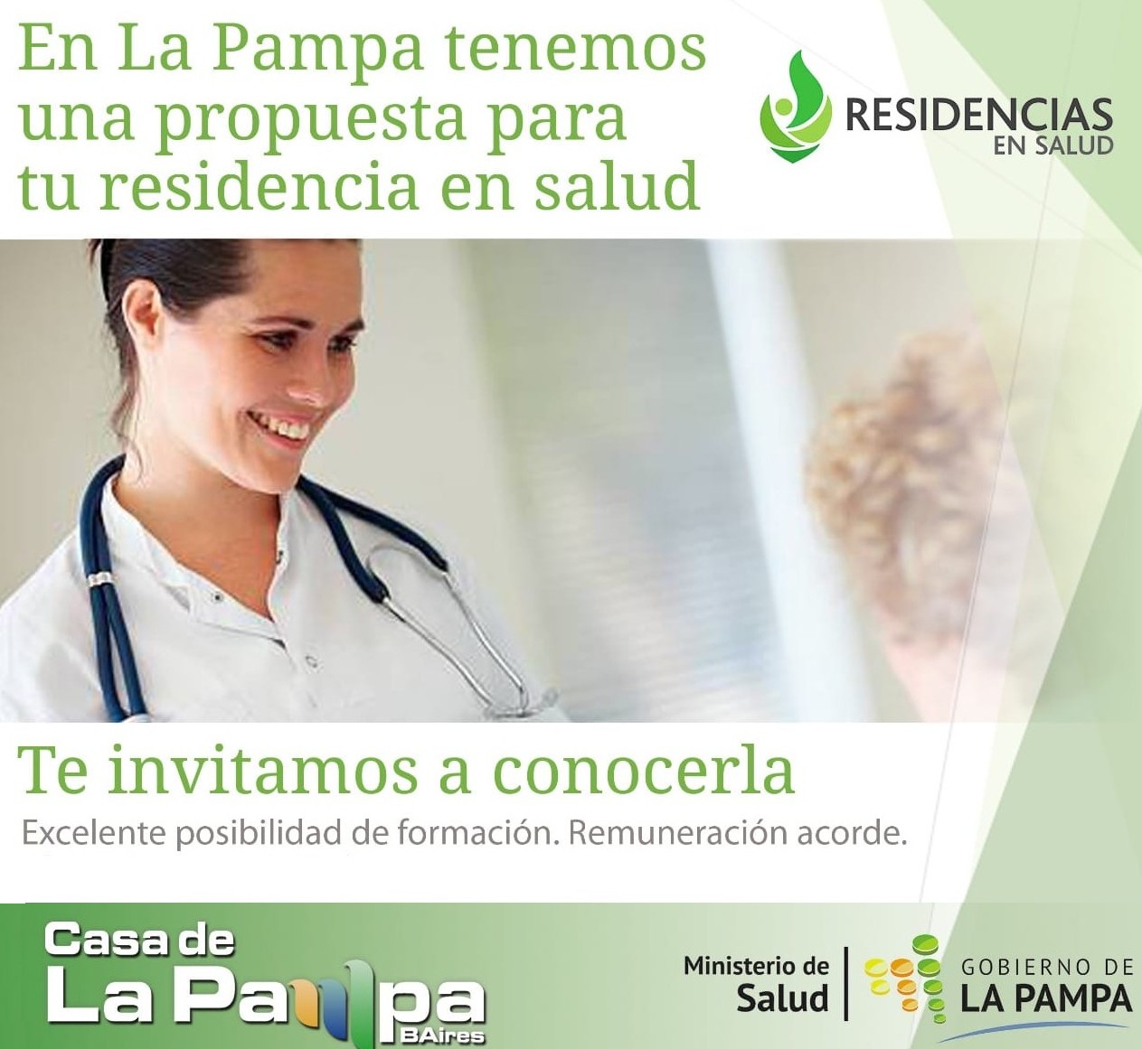 Promocionan en Buenos Aires las residencias en Salud de La Pampa