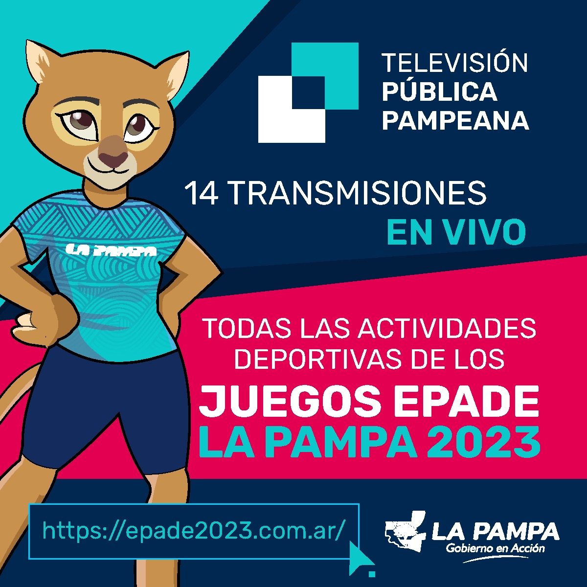 Los Juegos EPADE La Pampa 2023 con transmisión especial de la TVPP