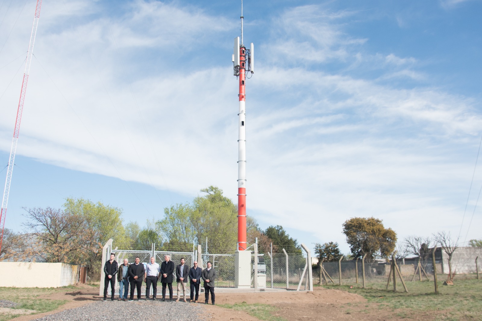 Inauguran torre de 4G en Anchorena y anuncian fibra óptica