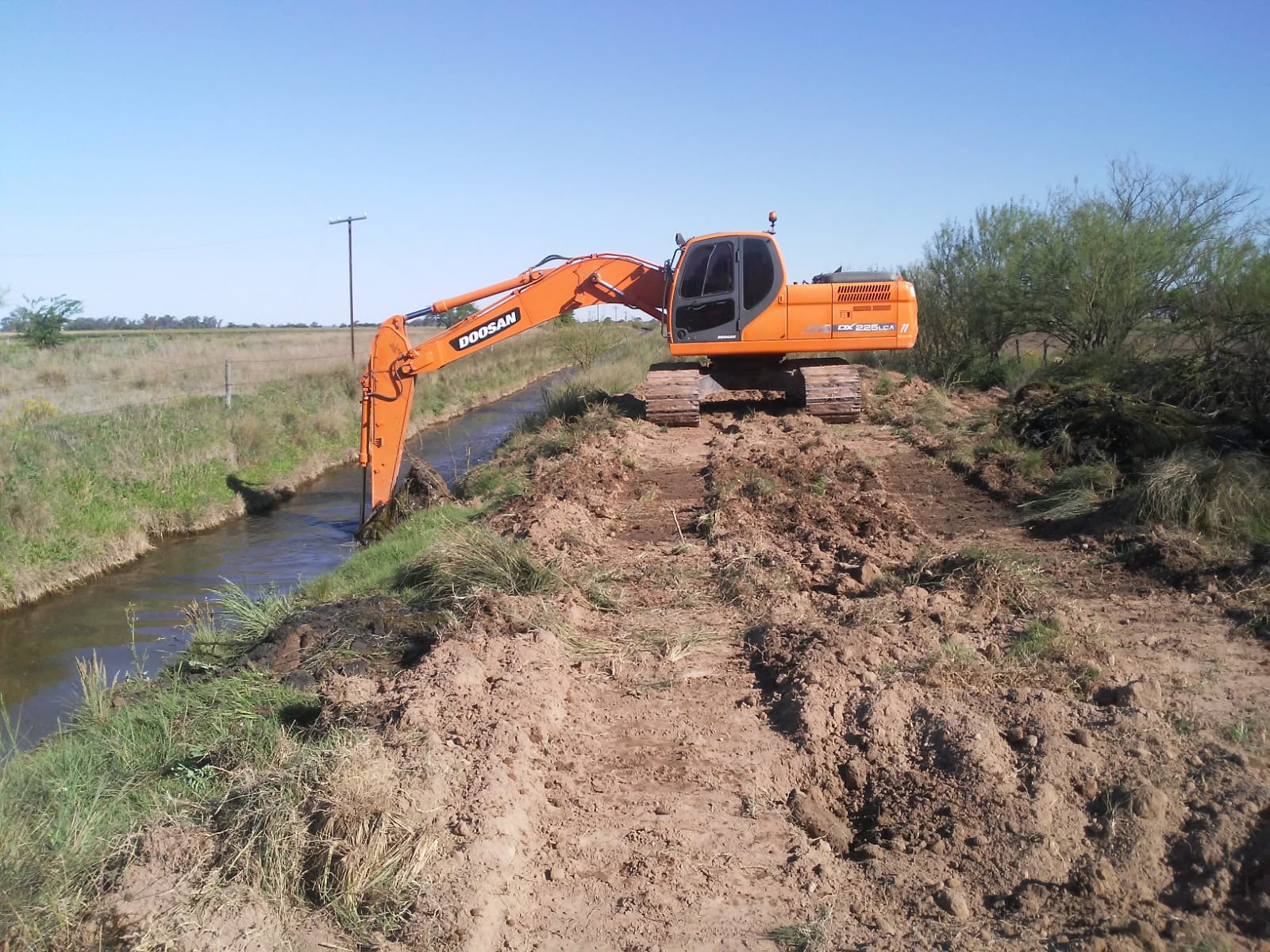 La construcción de canales en Vértiz aliviará la situación ante inundaciones