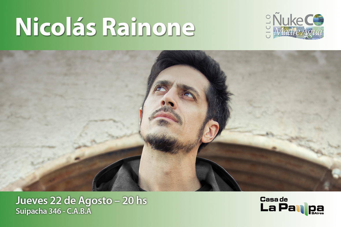 Nico Rainone presenta nuevo disco en Casa de La Pampa