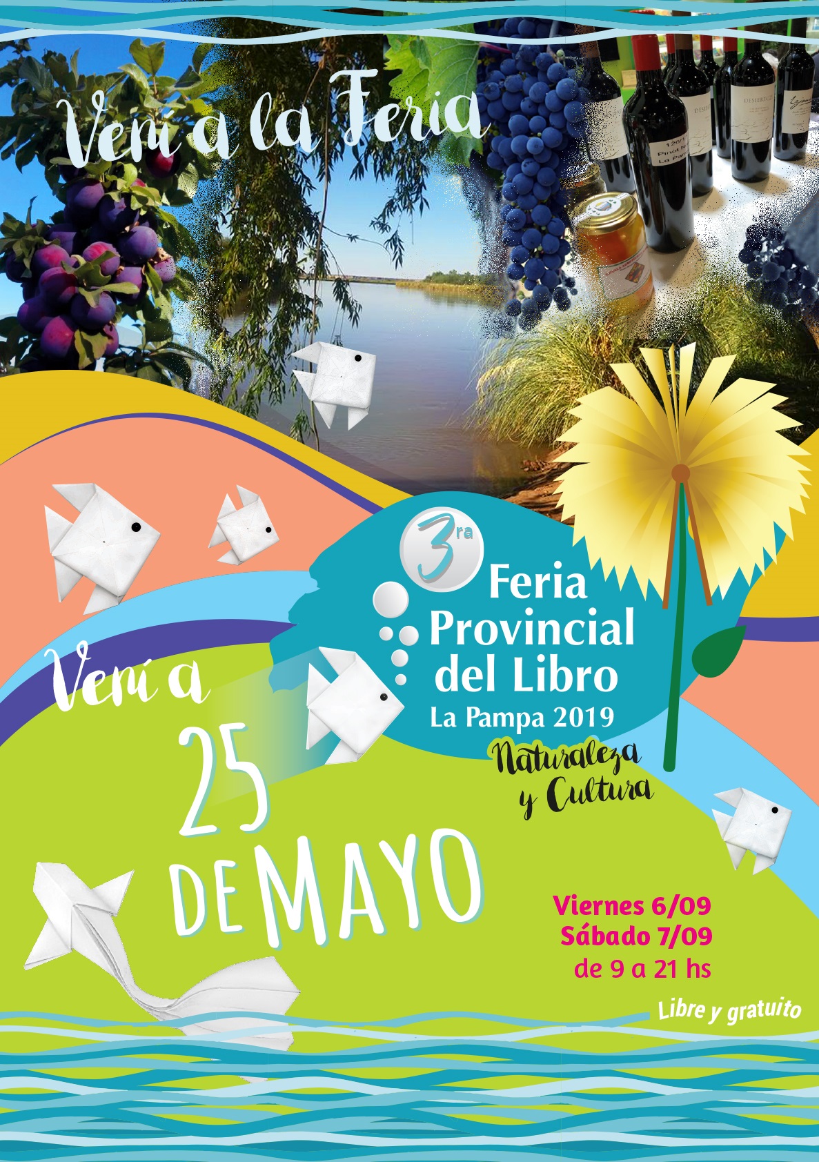 La 3° Feria Provincial del Libro será en 25 de Mayo