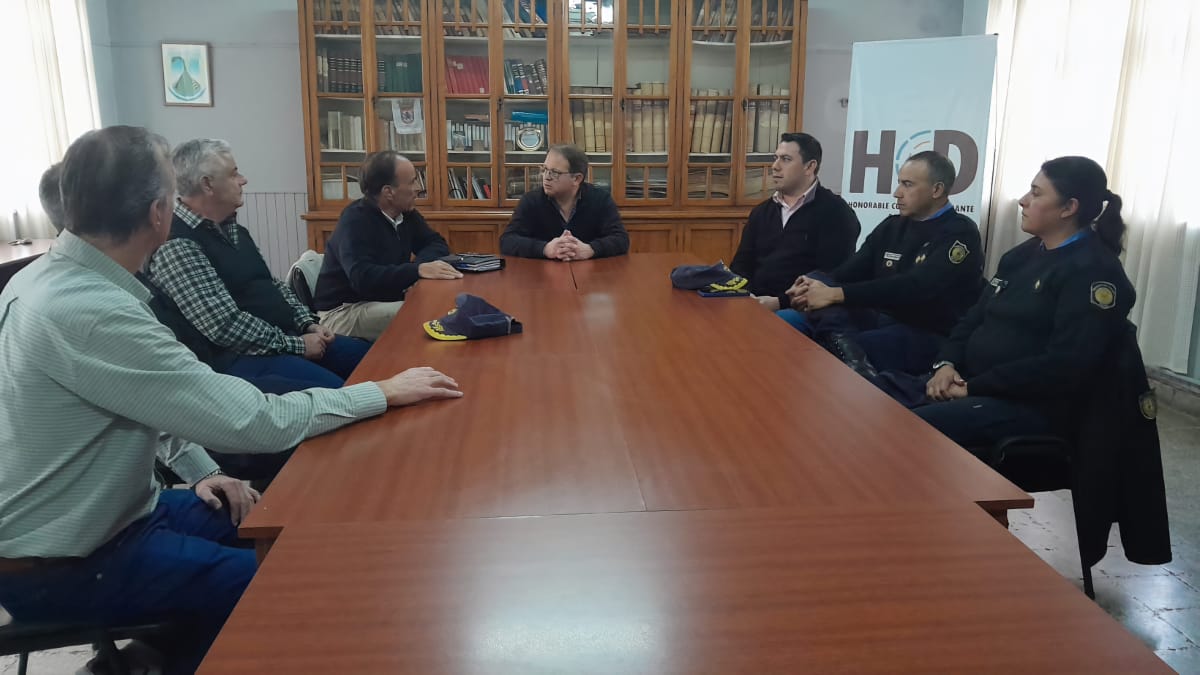 Reuniones de Seguridad en La Maruja, Realicó y Colonia Barón
