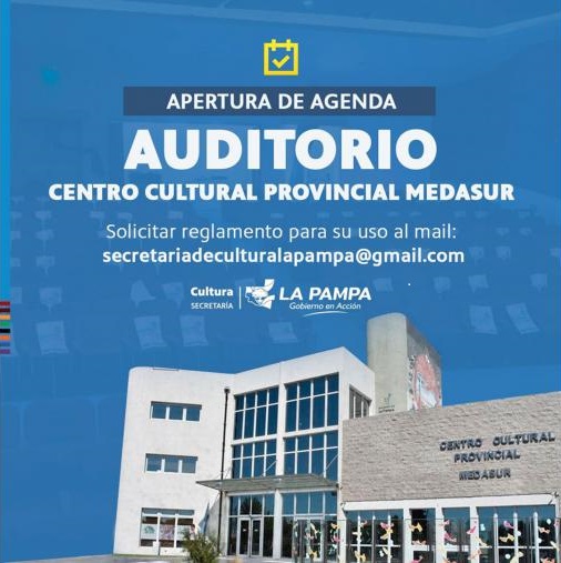Cultura abre la agenda para solicitar el Auditorio del CC MEDASUR