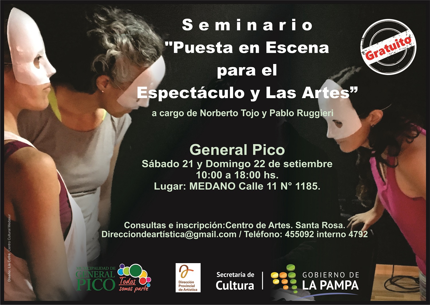 Se realizará seminario gratuito para artistas pampeanos en Pico 
