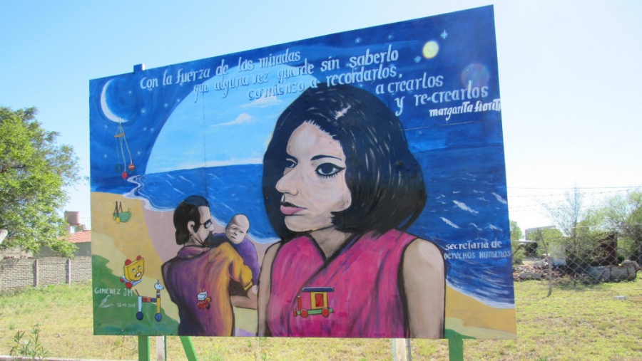 Se inaugura mural homenaje a María Elena Peter