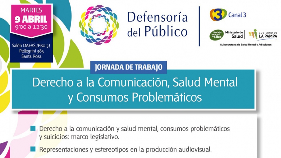 Capacitación sobre derecho a la comunicación, salud mental y consumos problemáticos