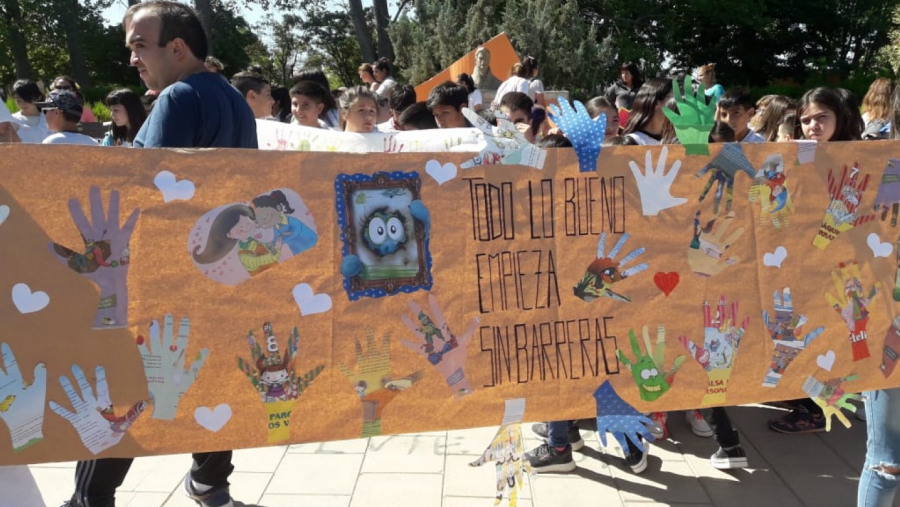 Estudiantes del sudoeste pampeano marcharon por la inclusión 