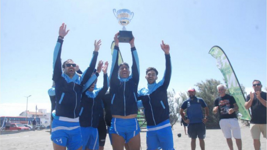 Fútbol playa: el seleccionado masculino ganó la fecha del Patagónico