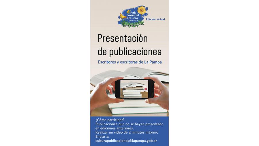 4° Feria Provincial del Libro: continúa la convocatoria para presentaciones virtuales