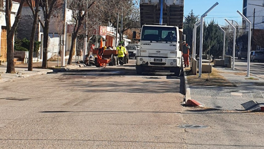Cortes de calles por obras en el centro de Santa Rosa
