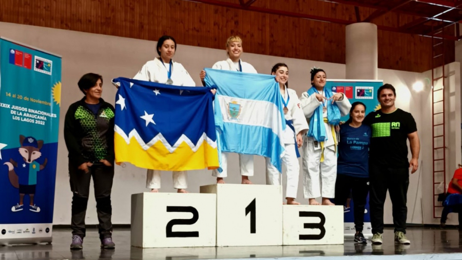Araucanía: La Pampa se llevó el oro en judo femenino