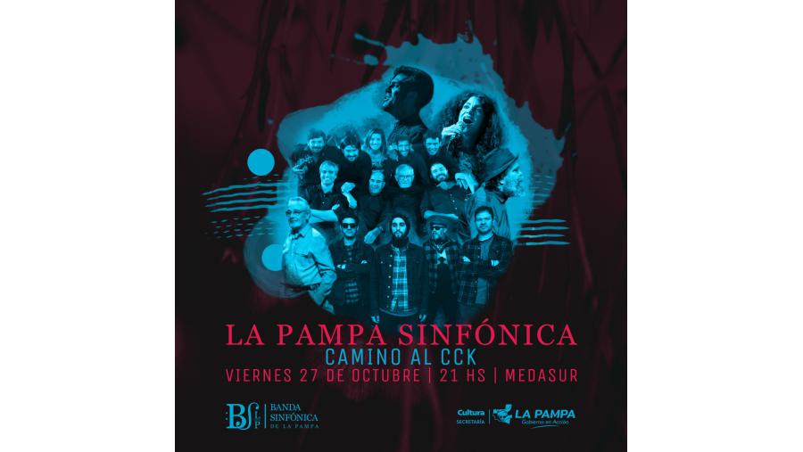 Como previa al CCK, la Banda Sinfónica de La Pampa se presenta en MEDASUR